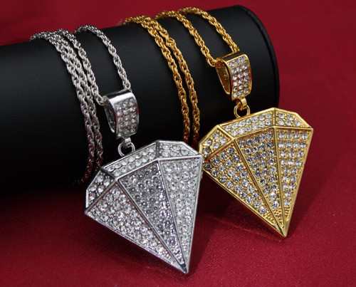 Halskette edelstein diamant - halskette,
