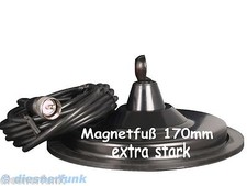 CB FUNK MAGNETFUß extra stark 170mm DV 27 Anschluss für DV Antennen TOP Qualität
