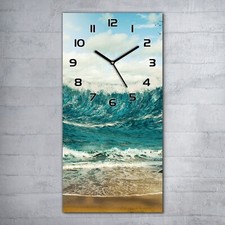 Glasuhr Wanduhr Küchenuhr