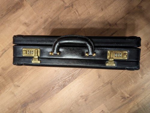 Aktenkoffer echtleder schwarz - aktenkoffer,