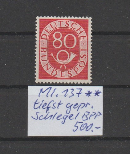 Bund 137 postfrisch - @,