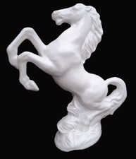 Porzellan Figur Pferd weiß