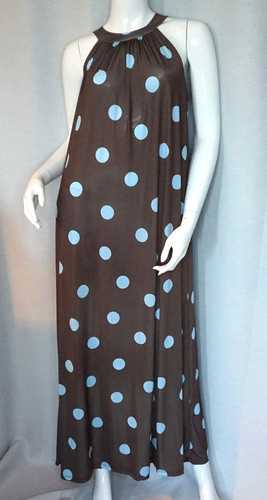 Neckholder maxikleid koffer - maxikleid,