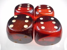 KONVOLUT 4 x Bakelit DDR  Würfel Catalin  zwischen 33,80mm bis 34,76mm ca 184g