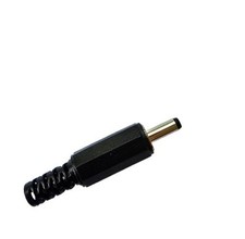 DC Stecker Hohlstecker 3,5 x 1,35mm 9mm Lötanschluss mit Knickschutz, 2St.