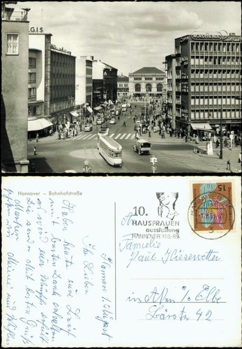 Ansichtskarte hannover - ansichtskarte,