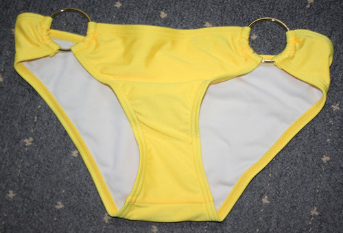 Bikinihose badehose slip gelb - bikinihose,