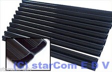 10x Klemmschiene / Klemmbinder / Klemmen schwarz Clip DIN A4 Klemmschienen