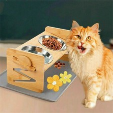 Futterstation Hund, XXL Holz