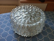 Limburg Decken Lampe 2189  Plafoniere Leuchte Retro Vintage Glas Bubble rar ?