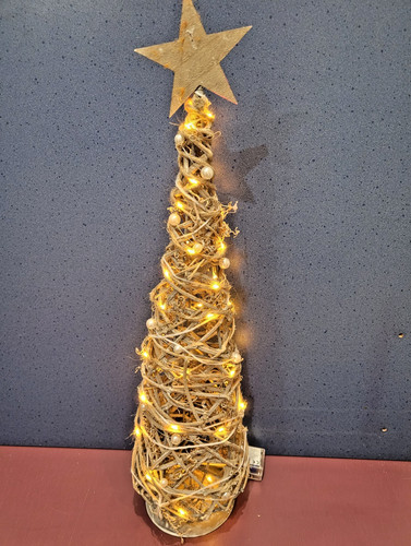 Led rattan weihnachtsbaum mit - rattan,