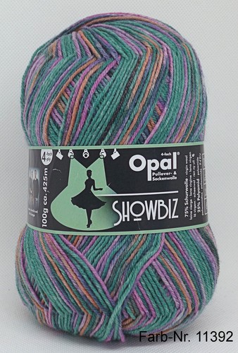 Sockenwolle 4fädig opal - sockenwolle,