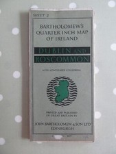 ALTE KARTE VON DUBLIN &