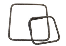 D-8mm Paket 10 Geschlossener Bügel Bewehrungsstahl DIN 488 Drillapparat