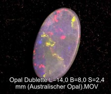 Opal Dublette L=14,0 B=8,0