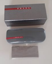PRADA SPORT Sonnen-/Brillenetui grau inkl. Brillenputztuch und Box NEU