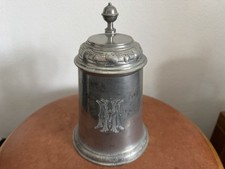 Antiker bierkrug aus fein zinn - aus, fein-zinn