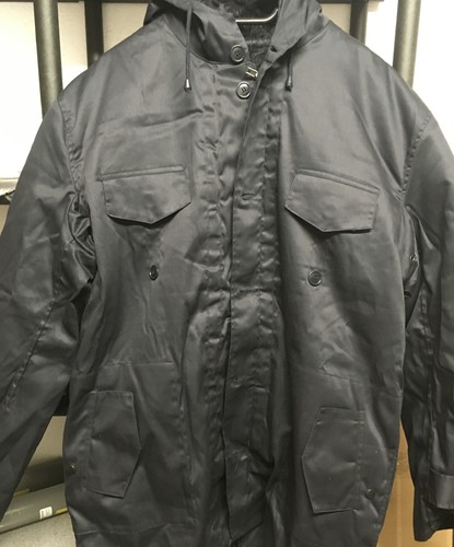 Herren parka dunkelblau mit - parka,