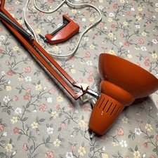 70er Architektenlampe Rot