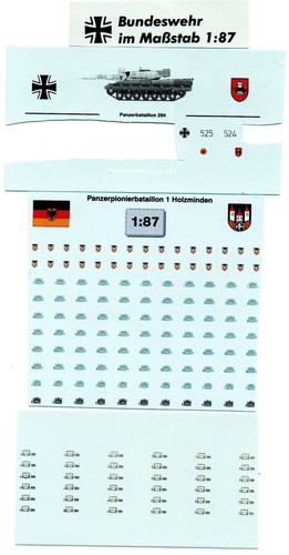 Konvolut decals d379 - h0, tl-decals