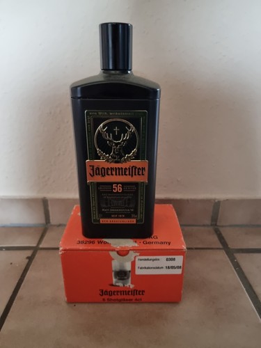 Jägermeister flaschendose mit - jägermeister,