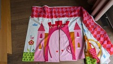 Flexa Spielvorhang und Betttasche  Halbhohes Hochbett Prinzessin. 2 Seite