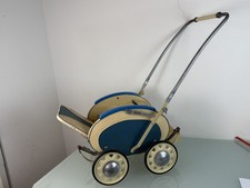Alter Puppenwagen 69 x 80 x 40 cm. + Puppe Top Zustand - Siehe Fotos   