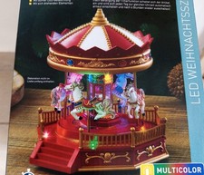 Weihnachtsdorf Karussell mit