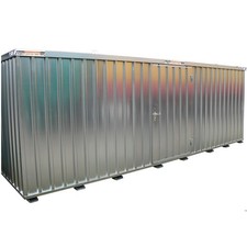 6m Schnellbaucontainer Container Baucontainer Lagercontainer Einflügeltür