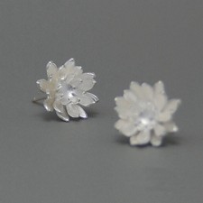 Ohrstecker Blume & Blätter