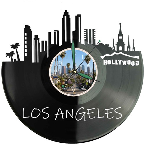 Los angeles wanduhr - los,