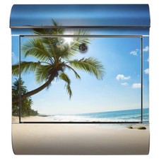 Briefkasten Strand Palme