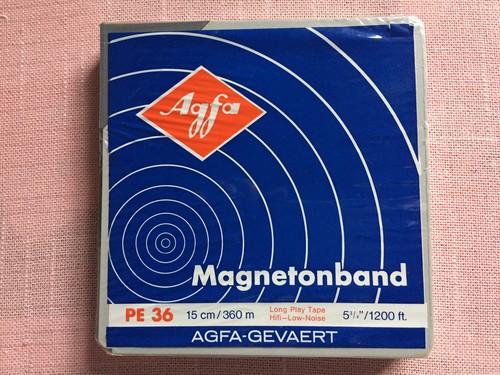 Agfa pe36 15cm tonband reel - agfa,