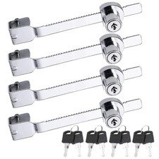 4x Glasvitrine Schloss