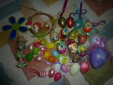 Ostereier-Deko Set, 80er /