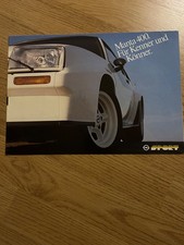 Prospekt brochure Opel Manta 400 R A R
