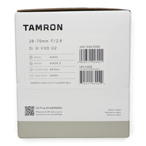 Tamron 75mm mm 2 - 28-75mm, 28-75