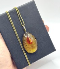 Murano Glas Anhänger – American Double Kette, handgefertigt, elegantes Design