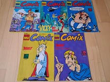 MV Comix - Konvolut 5 Comichefte 1971 mit Asterix, Superman, Isnogud, Dan Cooper
