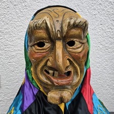 Fasnet Holzmaske Eckhexe NZ Aulendorf Fasnet Fasnacht Fastnacht VSAN 