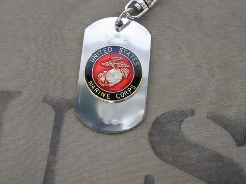 Marines insignia dog tag - dog,