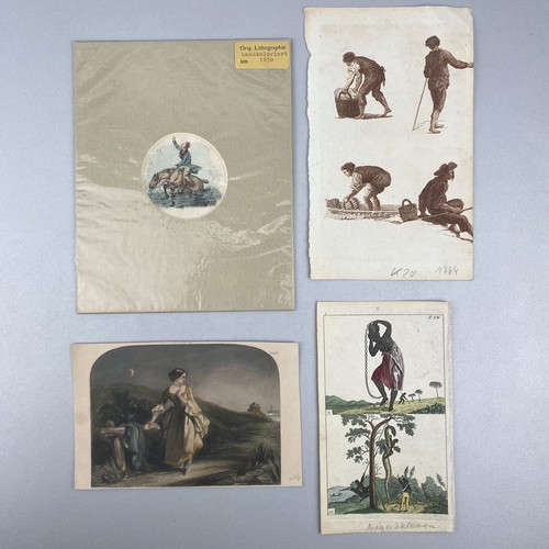 Sammlung antike kleingrafiken - sammlung,
