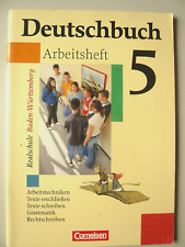 Arbeitsheft 5 Deutschbuch (9. Schuljahr) Cornelsen Realschule