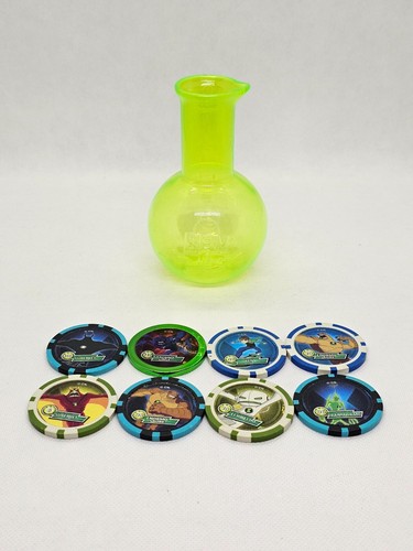 Alien chemieflasche 7 jetons - +,