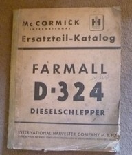 MC Cormick Farmall D324 Schlepper Ersatzteilkatalog