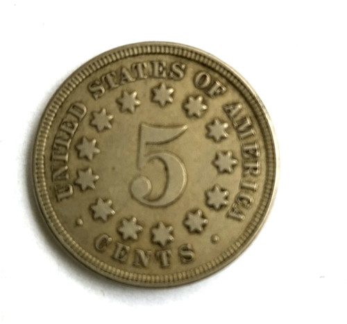 Usa cents 1867 shield - 5,