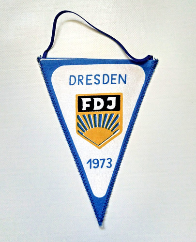 Original fdj wimpel dresden - original,