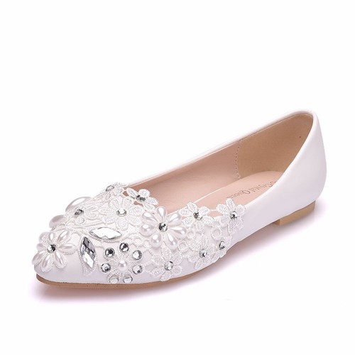 Spitze flacher boden schuhe - flacher,