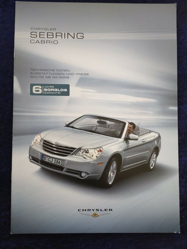 Chrysler sebring cabrio - chrysler,
