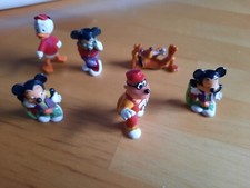 6 Figuren aus Micky Maus und seine tollen Freunde 1989, Ü-Ei, ORIGINAL